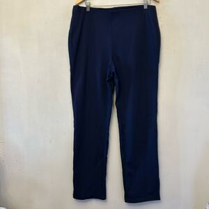 JM Collection navy blue straight leg Ponte pants Comfort waistband Size 1X New